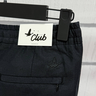 Beymen Club Orj %100 Ham Keten Şort Siyah