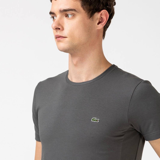 Lacoste Classic Basic T-Shirt Antrasit (RegularFit)