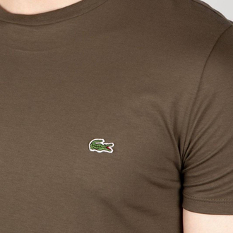 Lacoste Classic Basic T-Shirt Kahverengi (RegularFit)