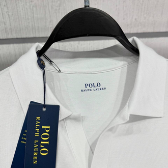 Polo Ralph. V Polo Yaka Beyaz