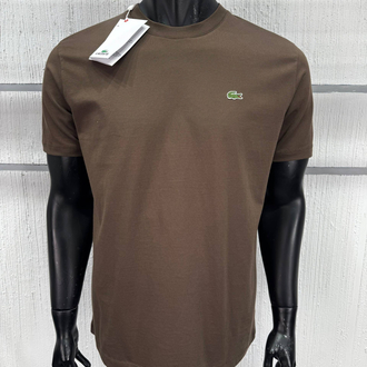 Lacoste Classic Basic T-Shirt Kahverengi (RegularFit)
