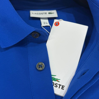 Lacoste Paris Orj. Polo Yaka Saks Mavi (Regular Fit)