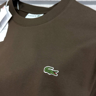 Lacoste Classic Basic T-Shirt Kahverengi (RegularFit)