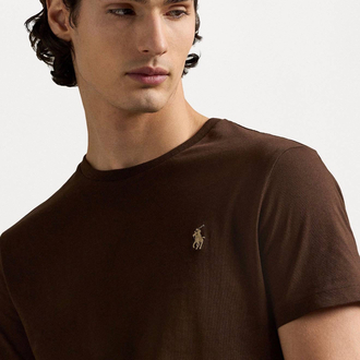Polo Ralph. Classic Basic T-Shirt Kahverengi (RegularFit)