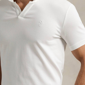 Polo Ralph. V Polo Yaka Beyaz