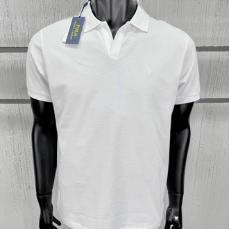 Polo Ralph. V Polo Yaka Beyaz