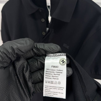 Lacoste Paris Orj. Polo Yaka Siyah (Regular Fit)