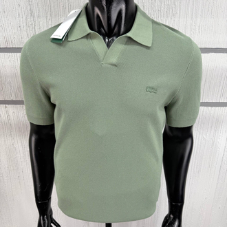 Lacoste %100 Pamuk V Polo Yaka Triko Mint