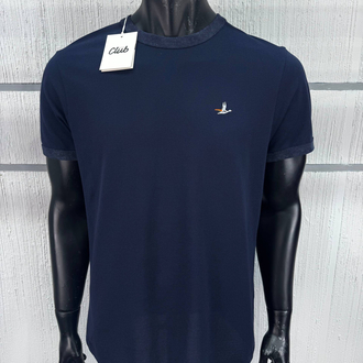 Beymen Club Yaka Detay Basic T-Shirt Lacivert (RegularFit)