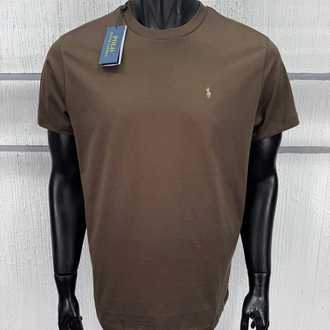 Polo Ralph. Classic Basic T-Shirt Kahverengi (RegularFit)