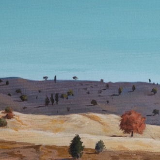 Original, acrylic painting on canvas signed by Rıza Karataş