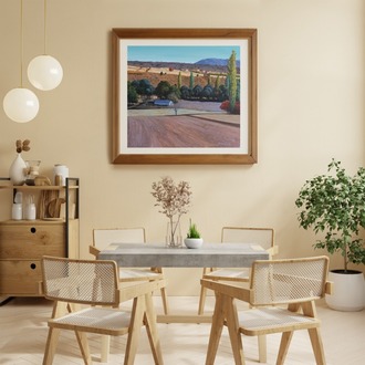 Original, acrylic painting on canvas signed by Rıza Karataş