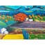 Original, acrylic painting on canvas signed by Rıza Karataş