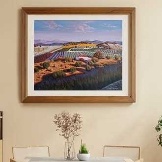 Original, acrylic painting on canvas signed by Rıza Karataş