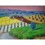 Original, acrylic painting on canvas signed by Rıza Karataş