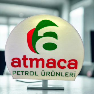 3D Baskı Firma Logosu – Masaüstü Kurumsal Dekor | Özel Tasarım & Kişiye Özel Üretim