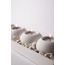 El Yapımı Beyaz 5'li Beton Tabaklı Beton Mumluk Set Beton Tealight Set Taşlar ve Mumlar DAHİLDİR.