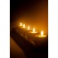 El Yapımı Siyah 5'li Beton Tabaklı Beton Mumluk Set Beton Tealight Set Taşlar ve Mumlar DAHİLDİR.