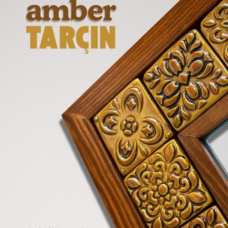 Amber Tarçın Seramik Ayna