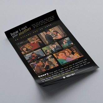 How I Met Your Mother (Lily-Marshall) Anılar Posteri