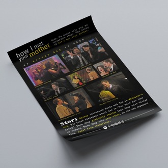 How I Met Your Mother ( Barney - Robin ) Anılar Posteri