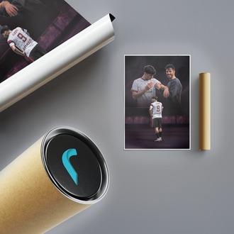 Kişiye Özel Tasarlanan Futbolcu Posteri | Detaylı Konsept 