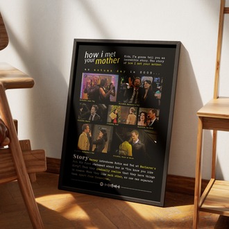 How I Met Your Mother ( Barney - Robin ) Anılar Posteri