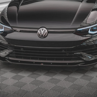 Maxton Design VW Golf MK8 R Ön Lip Front Splitter V4