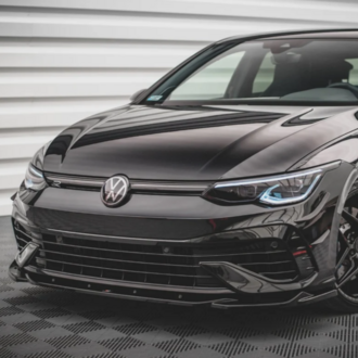 Maxton Design VW Golf MK8 R Ön Lip Front Splitter V4