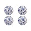 Bleu Blanc Collection Bardak Altlığı 4'lü Set