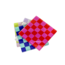 Retro Checkerboard Bardak Altlığı 4'lü Set