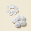 PawBow Flower Dog Collar ve Mum Scrunchie Bridal Set