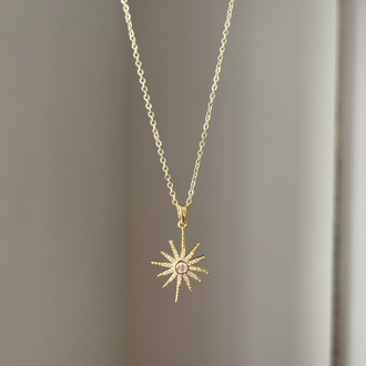 Kutup Yıldızı Kolye | Gold