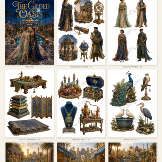 The Gilded Oasis -Ephemera Book