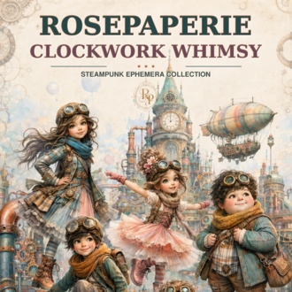Clockwork Whimspy -Ephemera Book