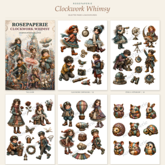 Clockwork Whimspy -Ephemera Book