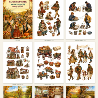 AppleWood Harvest Festival -Ephemera Book