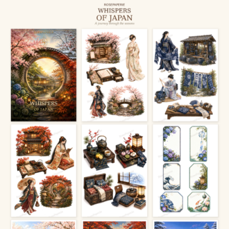 Whispers of Japan - Ephemera Book