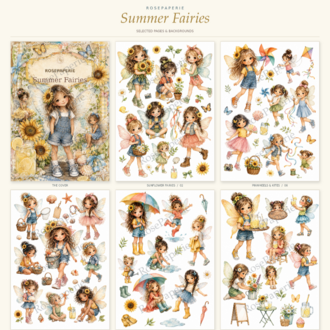 Summer Fairies - Ephemera Book