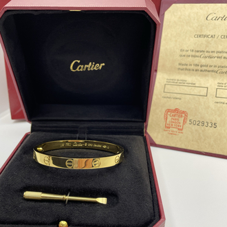 Cartier LOVE Kelepçe