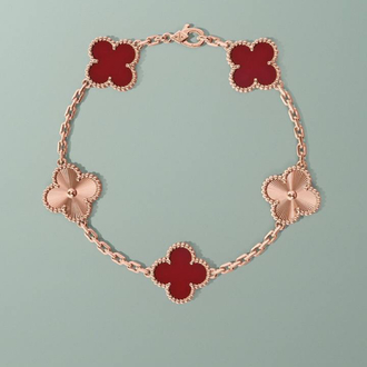 VCA ROSE GOLD BORDO