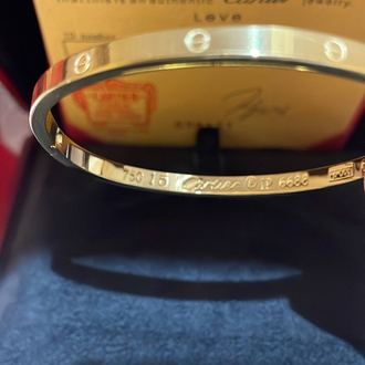 Cartier LOVE Kelepçe Slim