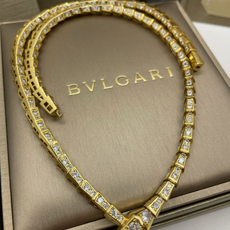 Bvlgari Viper Kolye Gold Taşlı