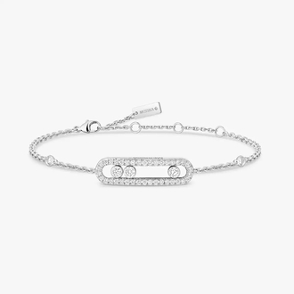 MOVE CLASSIQUE PAVÉ BRACELET, SMALL MODEL