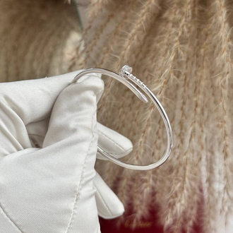 Cartier Çivi Silver Taşlı