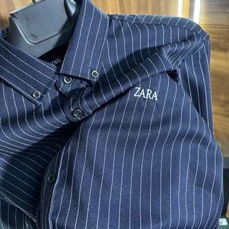ZARA Çizgili Premium Gömlek 