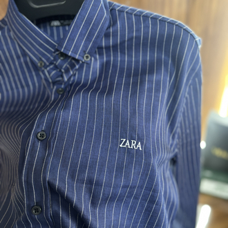 ZARA Çizgili Premium Gömlek 