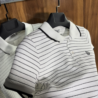 Çizgili Premium Polo Yaka Tişört