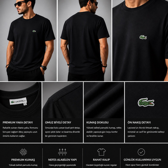 LACOSTE Premium Tişört