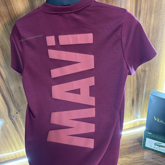 MAVİ Baskılı Premium Tişört 